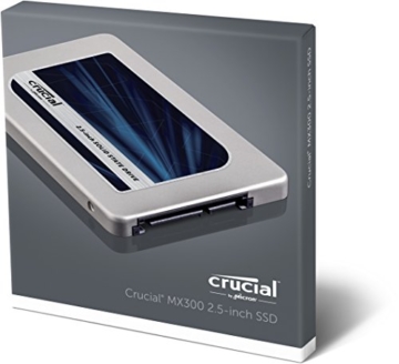 Crucial MX300 275GB Interne Festplatte SATA (7mm (mit 9,5mm-Adapter), 2,5 Zoll) silver - 