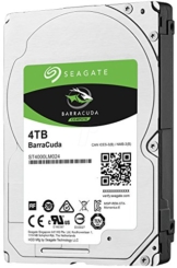 Seagate BarraCuda 4 TB, ST4000LM024, interne Festplatte, 15mm,6,4 cm (2,5 Zoll), 128MB Cache, SATA 6 Gb/s schwarz -